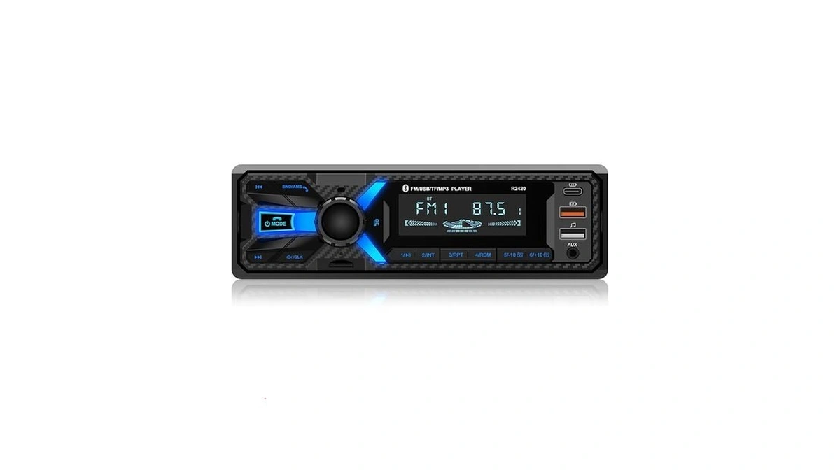 Car Radio Bluetooth With Type-c/usb Port, Wistrue Fm/am Single Din