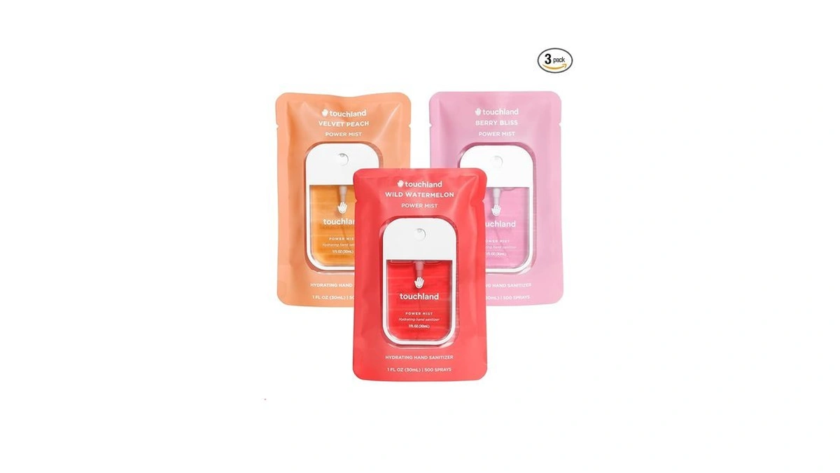 Touchland Hand Sanitizer Spray, Juicy Trio - 3 X 1
