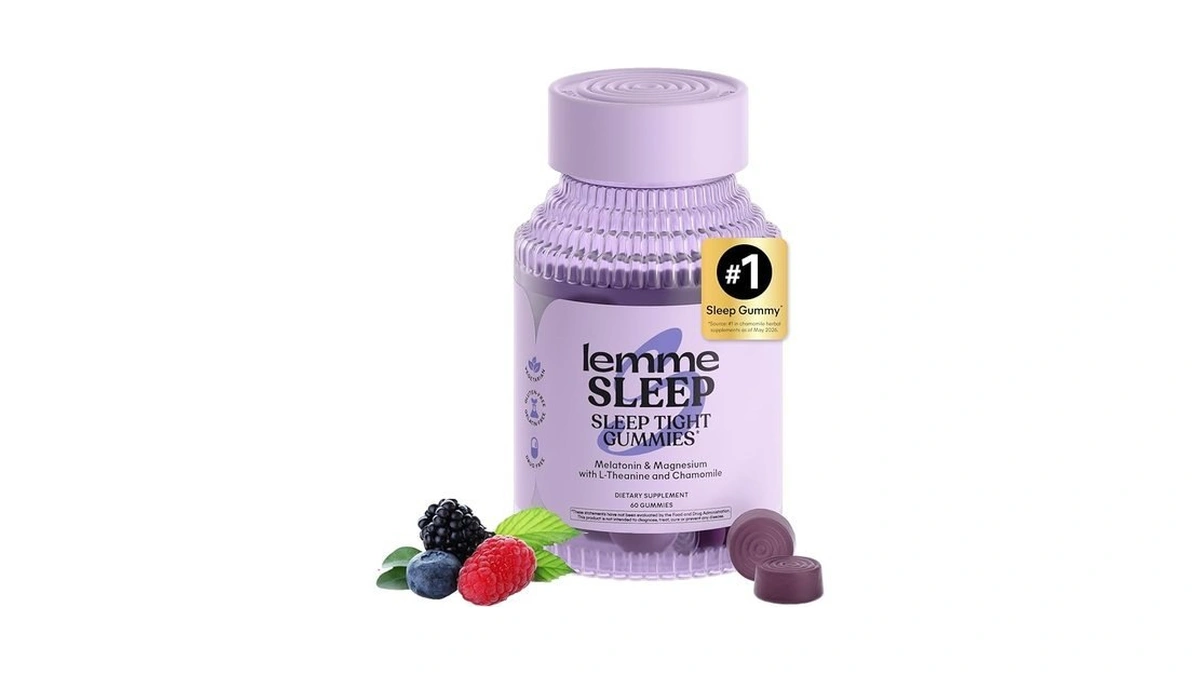 Lemme Sleep Gummies With 5mg Melatonin, Elderberry, Magnesium, L-theanine, Chamomile