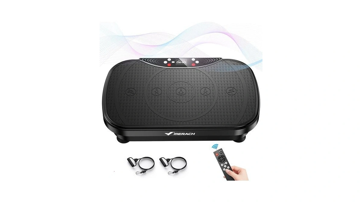 Merach Vibration Plate Exercise Machine, Vibration Plate For Lymphatic Drainage