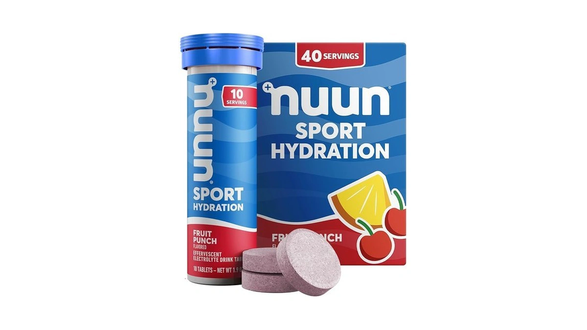 Nuun Sport Electrolyte Tablets With Magnesium, Calcium, Potassium, Chloride &