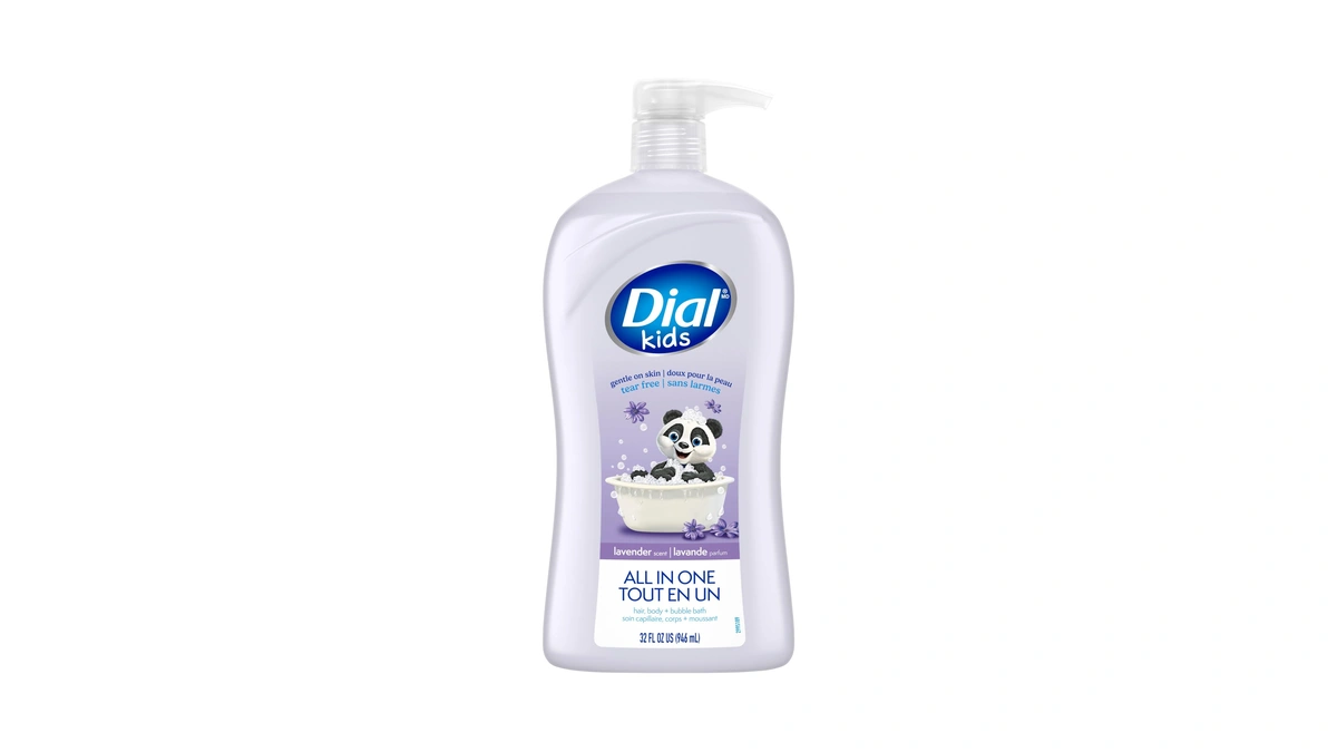 Dial Kids All-in-1 Body + Hair + Bubble Bath, Lavender