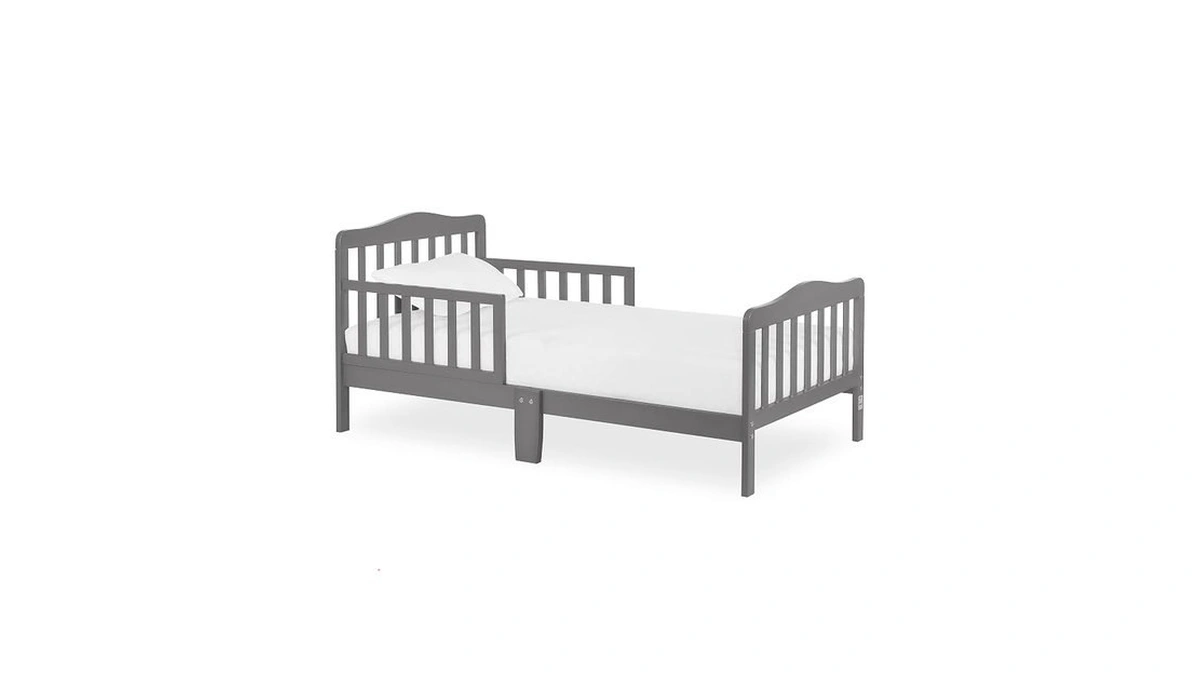 Dream On Me Classic Design Toddler Bed, Safety Rails, Greenguard