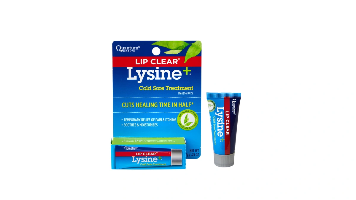 Quantum Health Lip Clear Lysine+ Cold Sore Treatment Soothe &