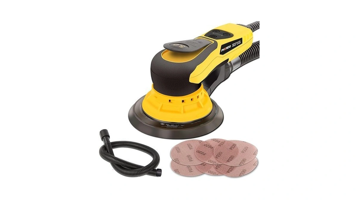 Phendo Electric Random Orbital Sander Brushless 350w 3a Multi-function Variable
