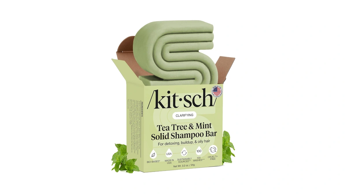 Kitsch Clarifying Tea Tree & Mint Shampoo Bar - Tea