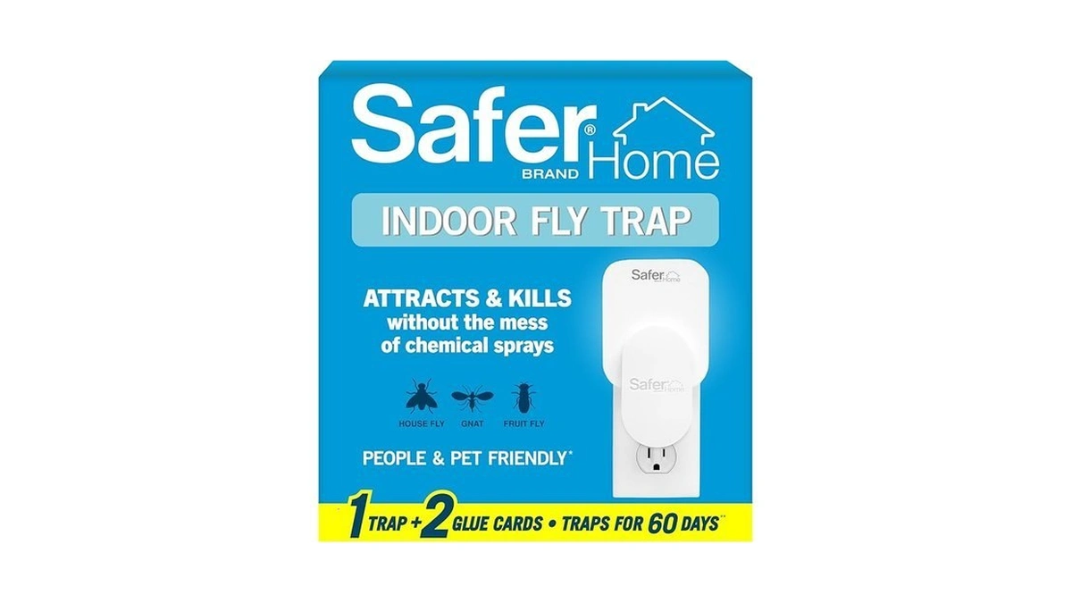 Safer Home Flying Insect Trap, Plug-in Fruit Fly Trap For