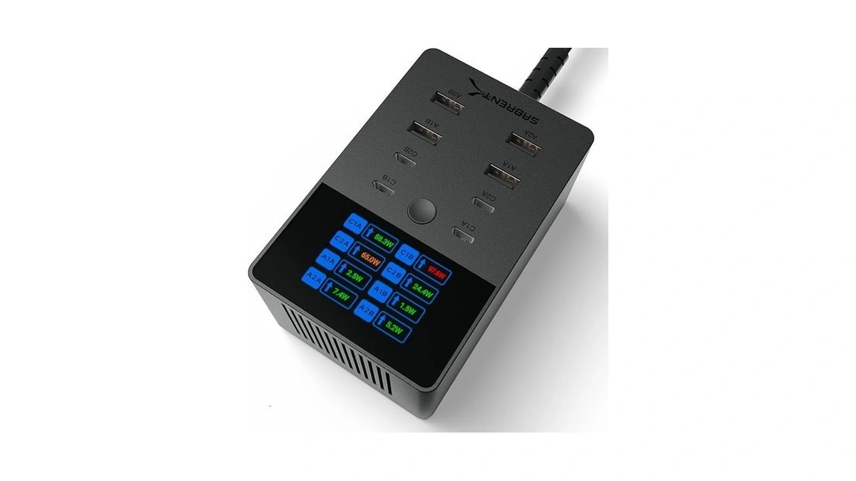 Sabrent Voltik Charging Station, 252w 8-port Usb C And Usb