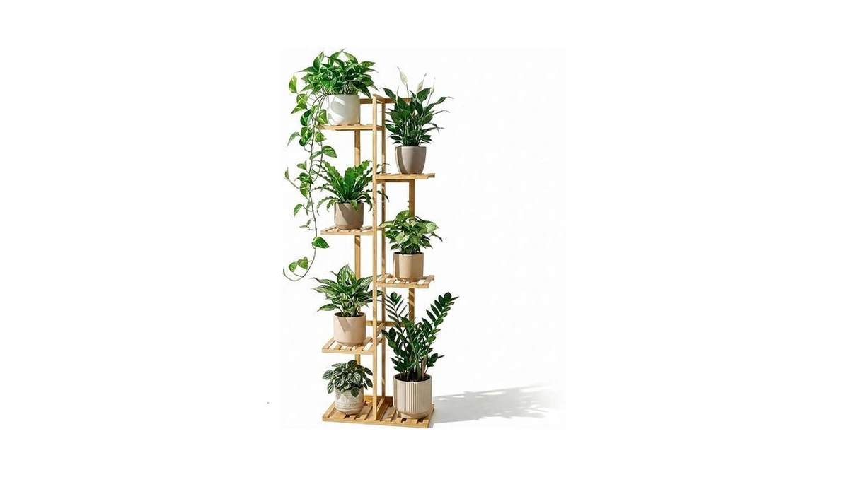 Rossny 48 Inch Talll Plant Stand Indoor, 6 Tier 7