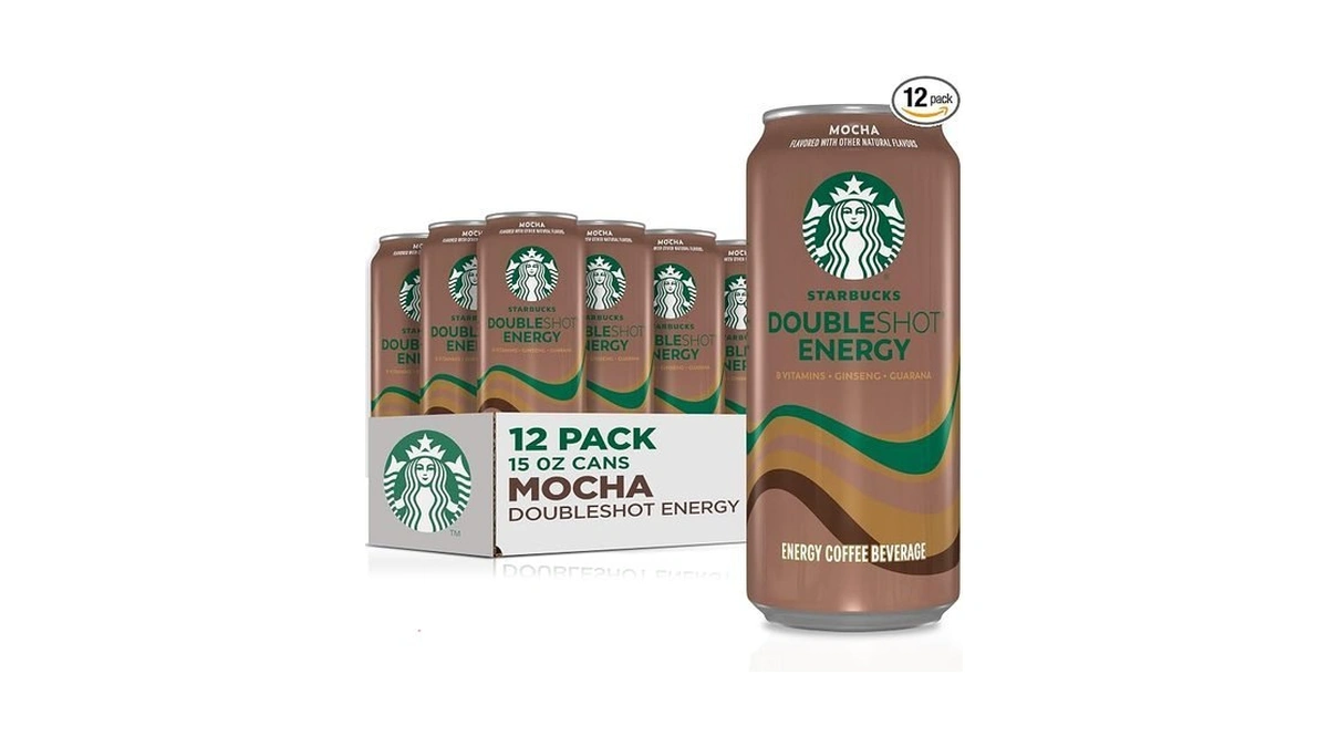 Starbucks Doubleshot Energy Drink Coffee Beverage, Mocha, Iced Coffee, 15