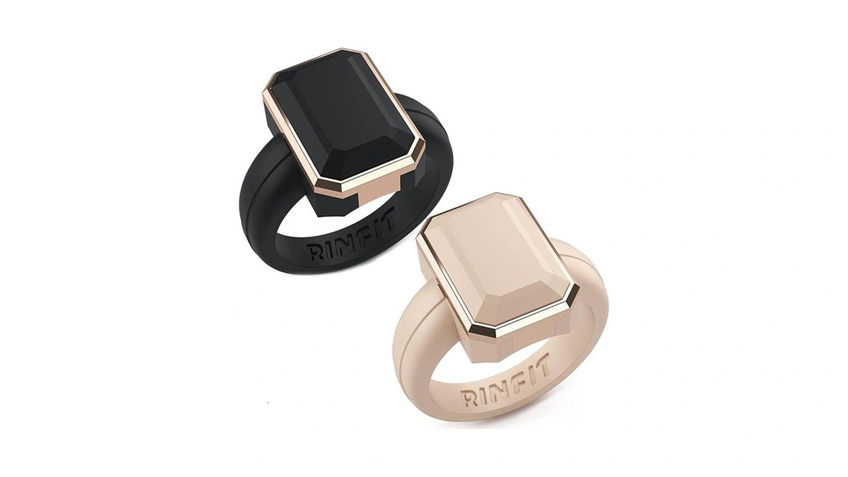 Rinfit Women's Silicone Rings - Anniversary Ring Or Promise Ring