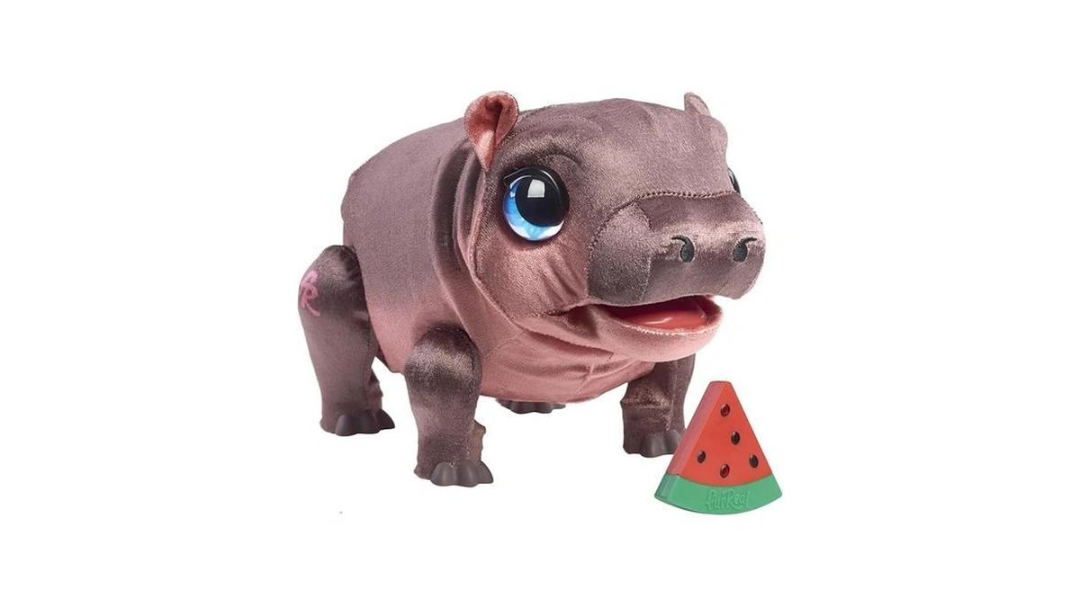 Furreal Sally The Silly Hippo, 9 Inch Interactive Plush, Kids