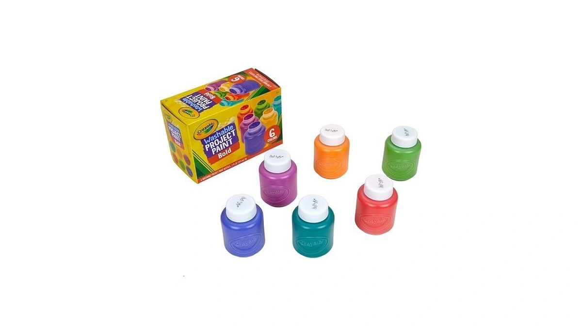 Crayola Washable Kids Paint (6ct), School Supplies, Painting Set For