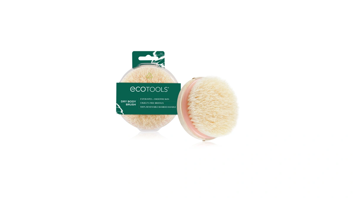 Ecotools Dry Body Brush, Cruelty-free Bristles Exfoliate & Smooth Skin,