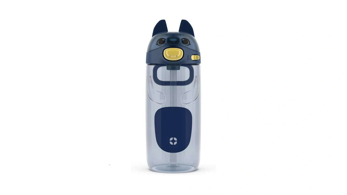 Ello Ellies 16oz Plastic Kids Water Bottle With Straw And