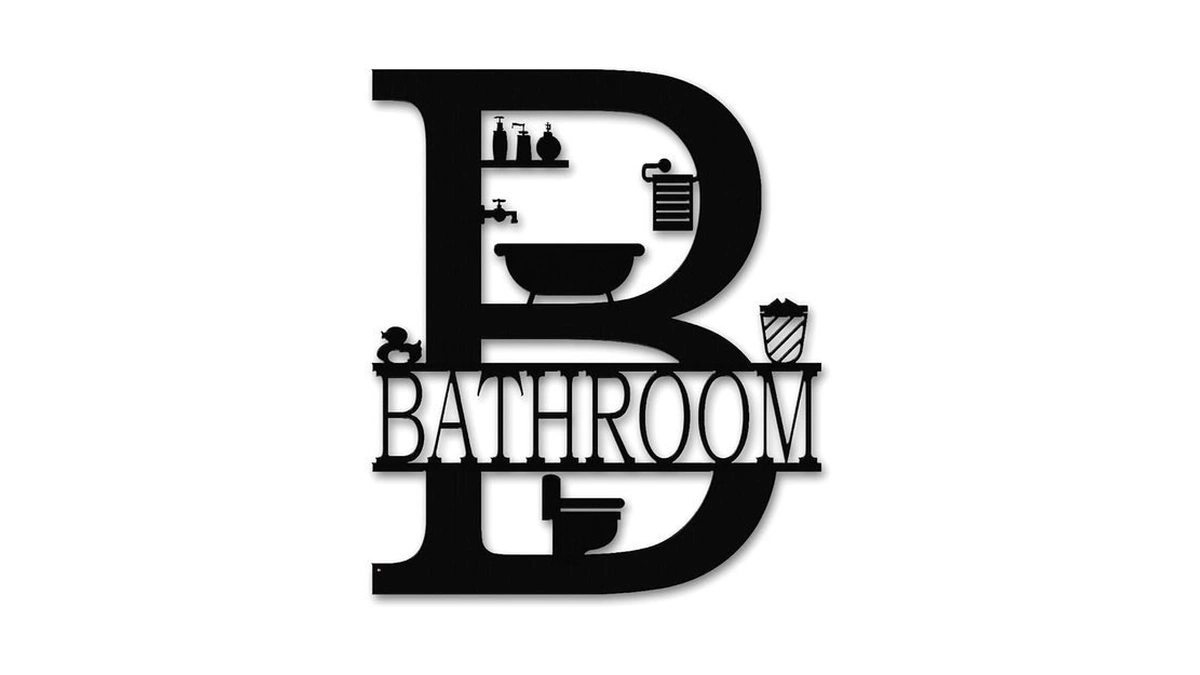 Yinfinis Bathroom Wall Signs Only Was Promo
