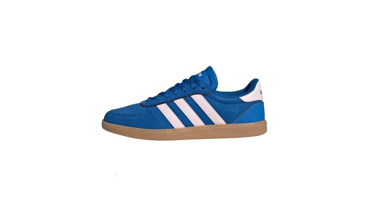 Adidas Womens Breaknet Sleek Sportswear, Bright Royal/clear Pink/carbon, 9