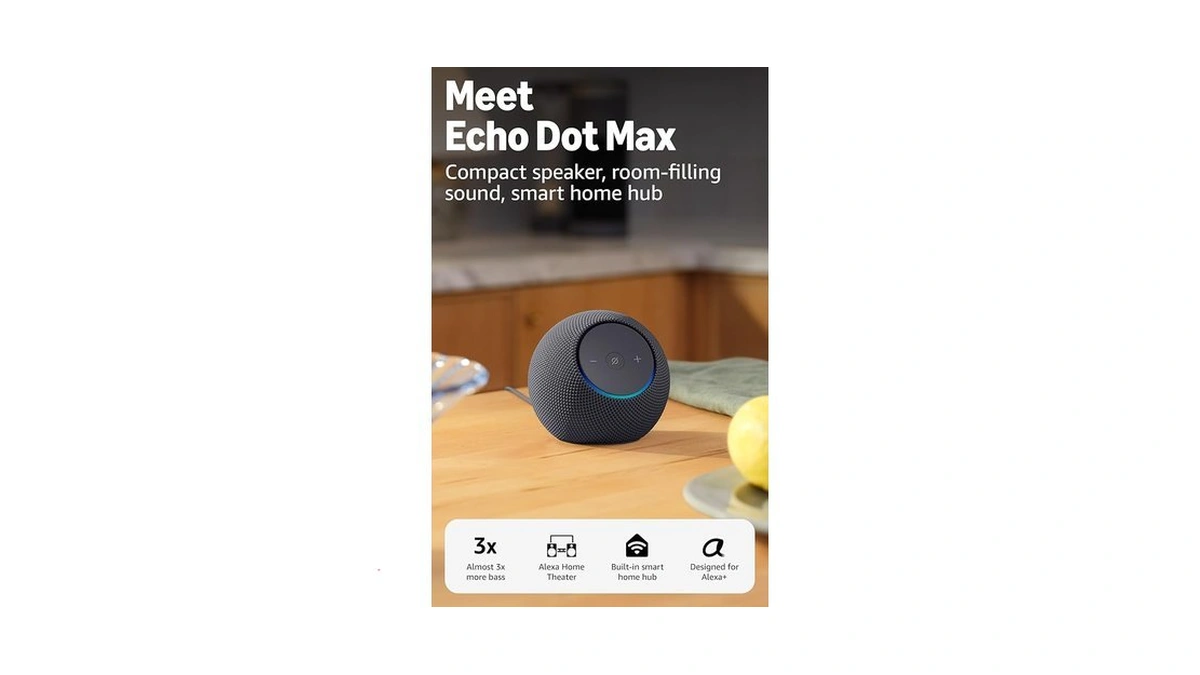 Amazon Echo Dot Max (newest Model), Alexa Speaker With Room-filling