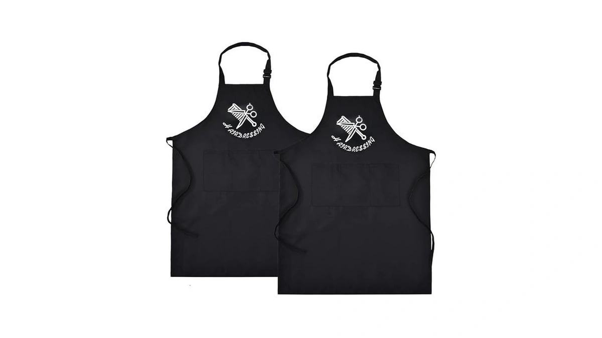 Yoooliwicng 2 Pcs Hair Stylist Apron, Hair Cutting Aprons, Hairstylist