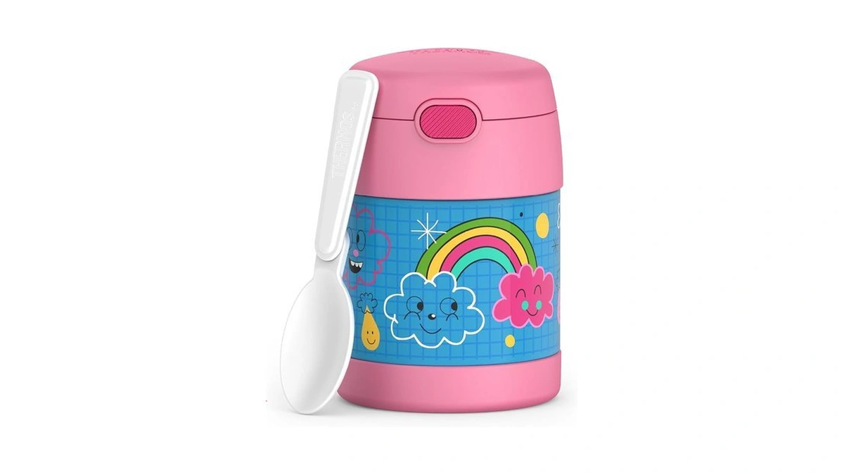 Thermos Funtainer 10 Ounce Stainless Steel Vacuum Insulated Kids Food