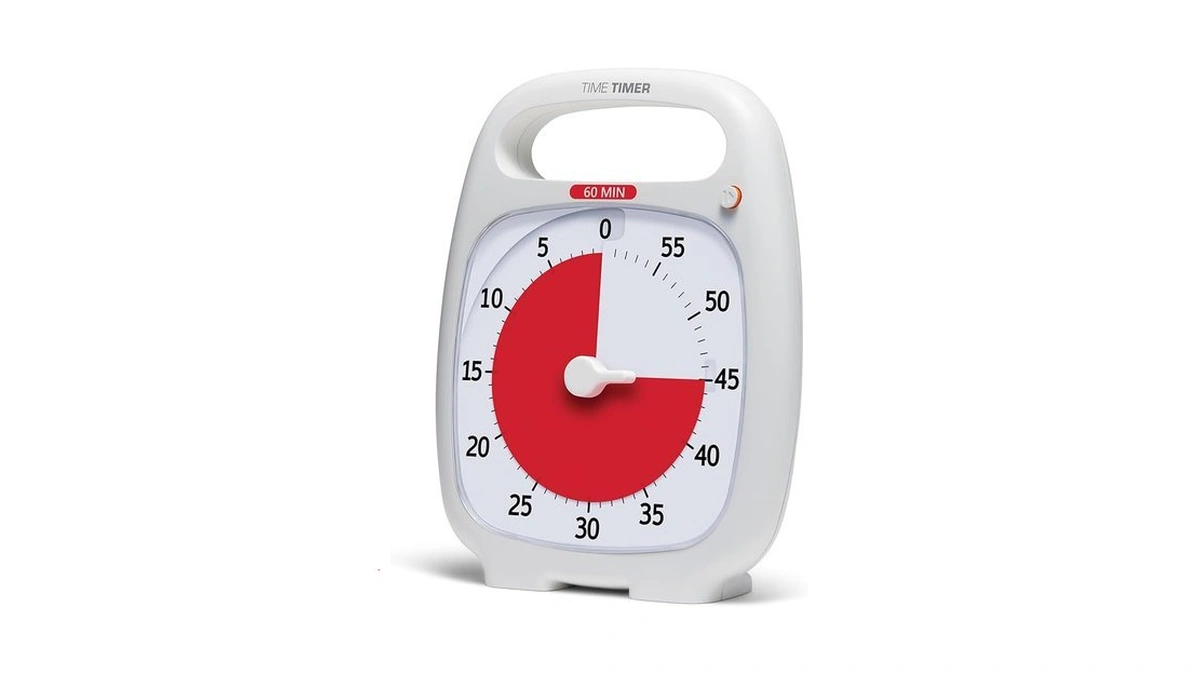 Time Timer Plus 60 Minute Desk Visual Timer — Countdown