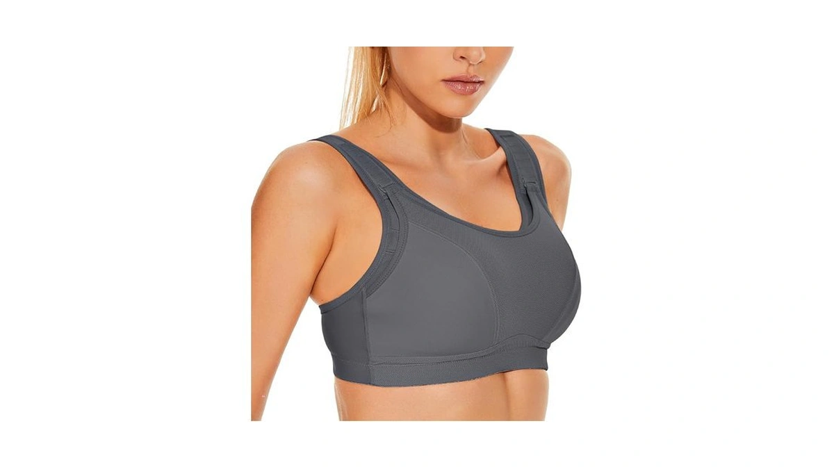 Wingslove Womens Sports Bras High Impact Adjustable Wireless Plus Size