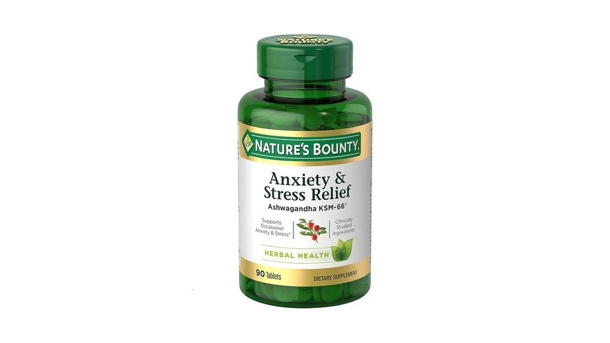 Nature's Bounty Stress Relief, Ashwagandha Ksm-66, Supports Occasional Stress Relief,