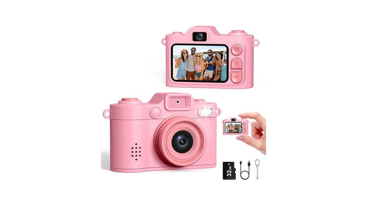 Mini Camera Keychain Instant Digital, 1080p Mini Digital Camcorder With