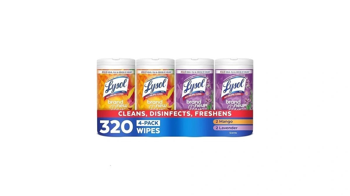 Lysol Disinfecting Wipes, All Purpose Cleaner, Multi-surface Antibacterial Cleaning Wipes,