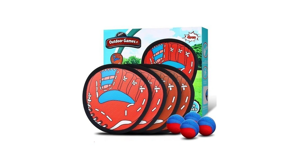 Snfajohe Toss And Catch Ball Game Set For Kids Ages