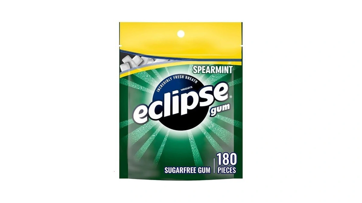 Eclipse Spearmint Chewing Gum Sugar Free Mint Gum 180 Ct