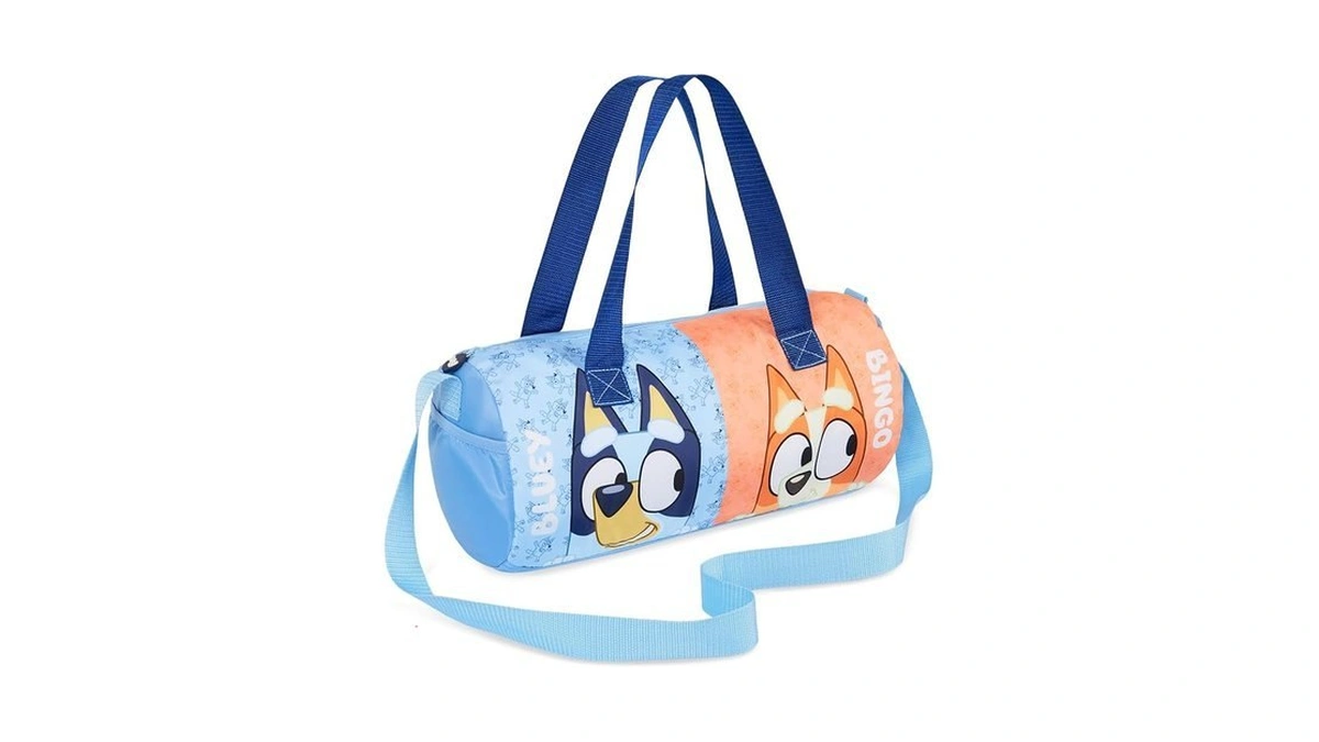 Bluey Gym Bag For Kids Duffle Bag Cute Travel Holdall