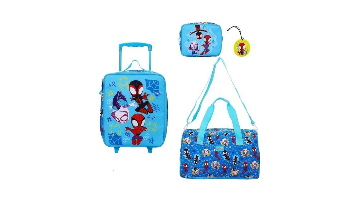 Bioworld Spidey And His Amazing Friends Kids' 4-piece Travel Set