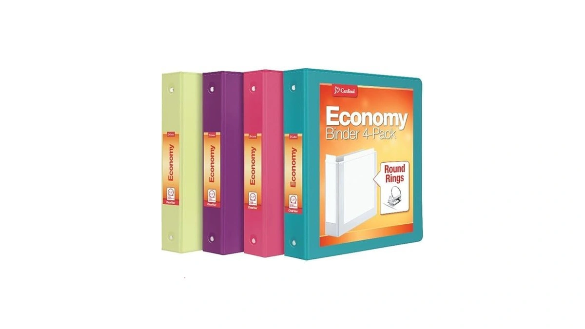 Cardinal 3 Ring Binders, Binders For School And Office, Durable