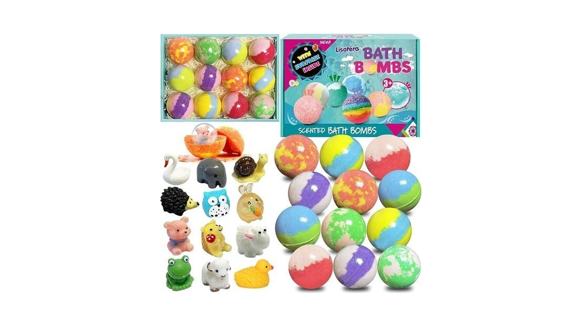 Bath Bombs For Kids With Surprise Inside, 12pcs Bath Bombs