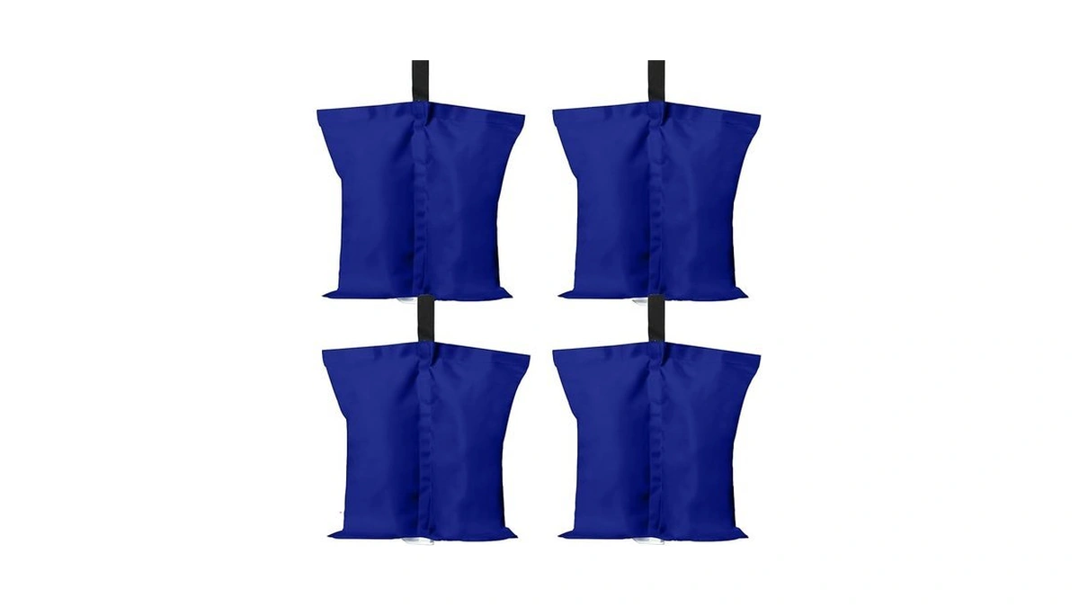 Abccanopy Canopy Weights 120 Lbs Gazebo Tent Sand Bags,4-pack Blue