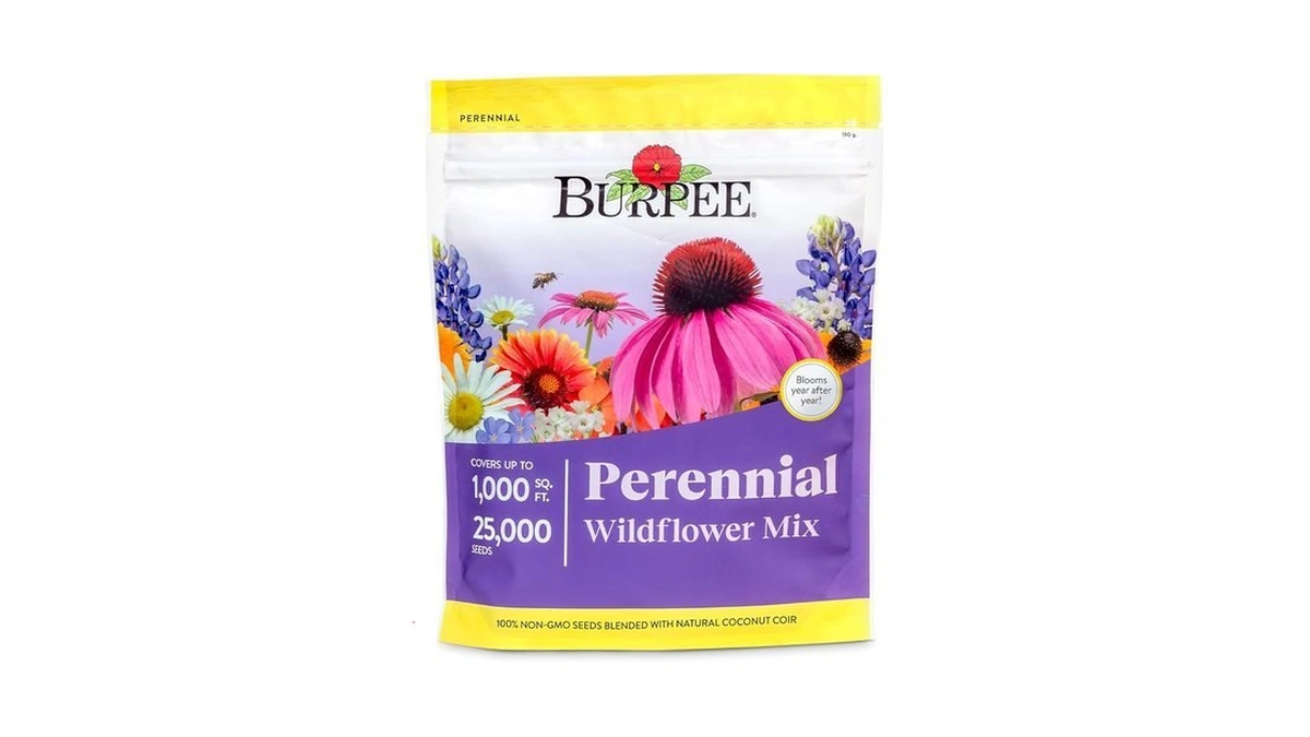 Burpee Wildflower 25,000 Bulk, 1 Bag | 18 Varieties Of