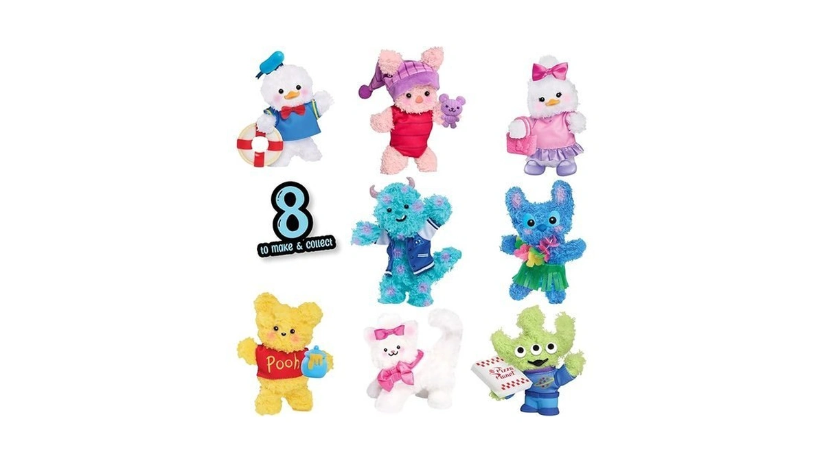 Just Play Knotz Disney, 8 Collectible Disney Characters, For Boy
