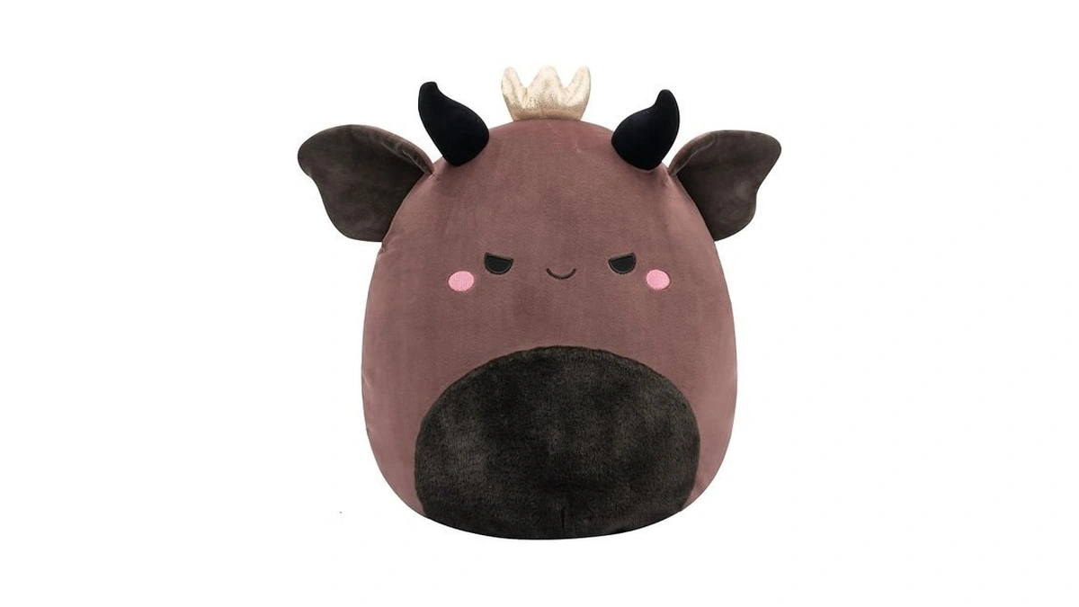 Squishmallows Original 16-inch Ambergris Burgundy Goblin King - Official Jazwares
