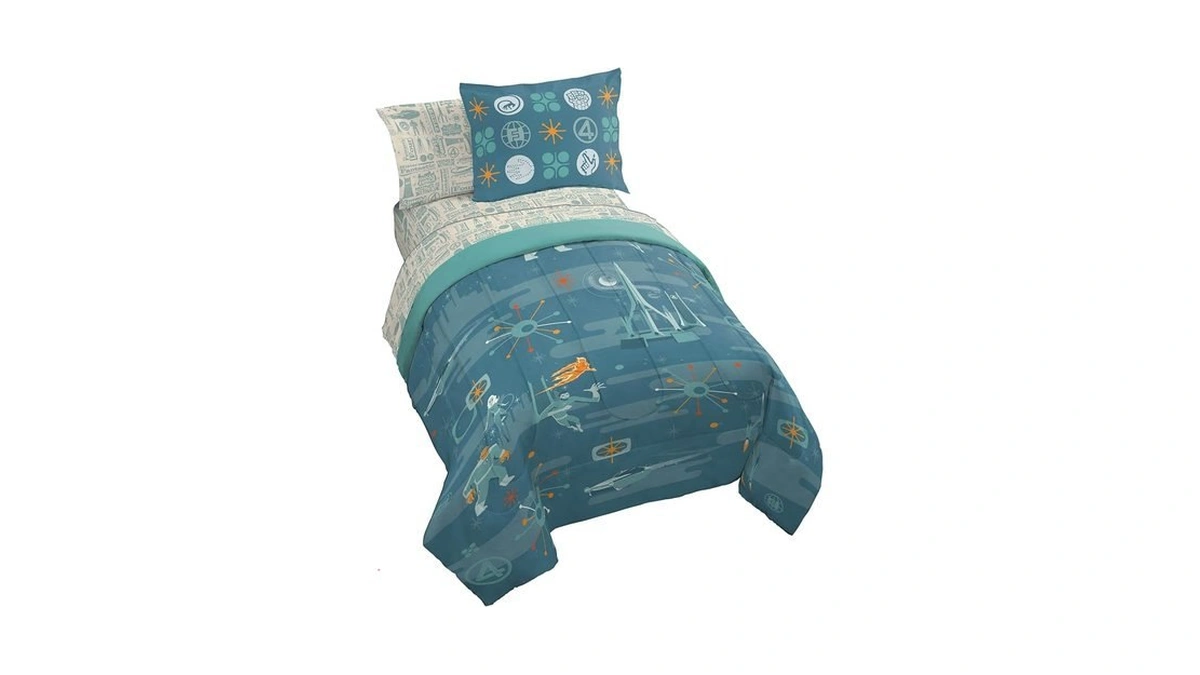 Jay Franco Kids Bed Set, Blue, The Fantastic Four, 7