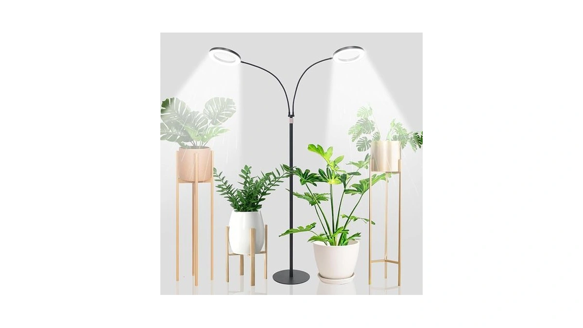 Letkeys Grow Lights For Indoor Plants,double Head Full Spectrum Led