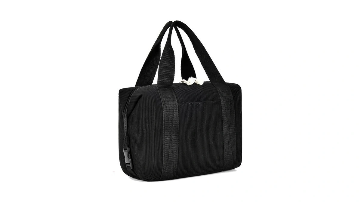 Howfly Lunch Box For Women Stylish Corduroy Insulated Lunch Bag