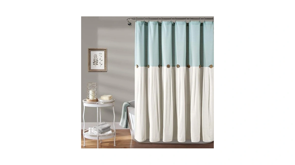 Lush Decor Linen Shower Curtains