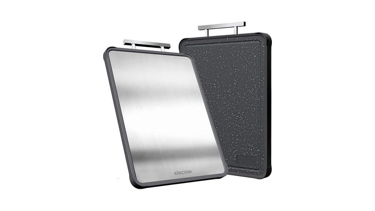 Kikcoin 17"×11" 304 Stainless Steel Cutting Boards For Kitchen, Dishwasher