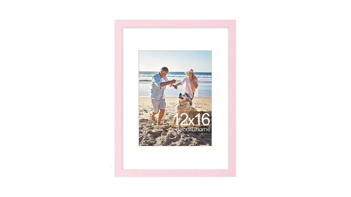 Decoruhome 12x16 Picture Frame, Display 8.5x11 Certificate With Mat Or