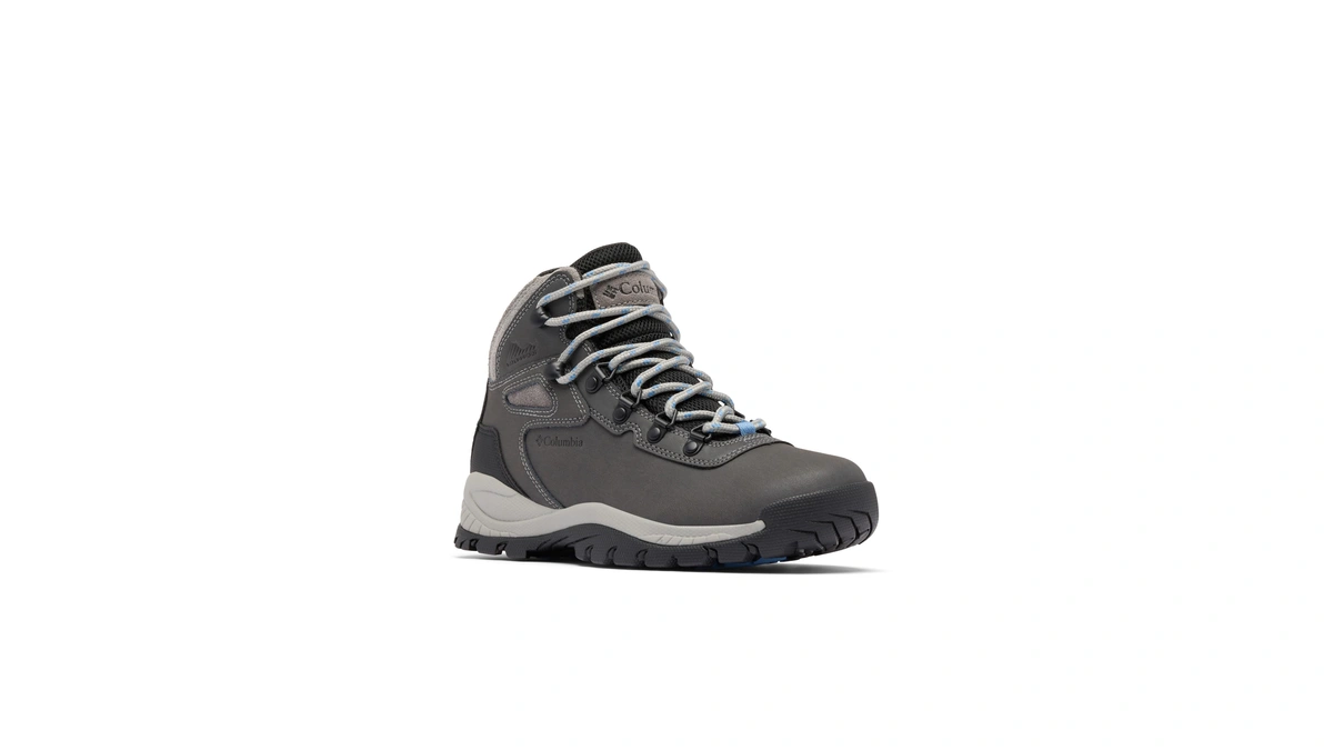 Columbia Womens Newton Ridge Lightweight Waterproof Hiking Boot, Quarry/cool Wave,