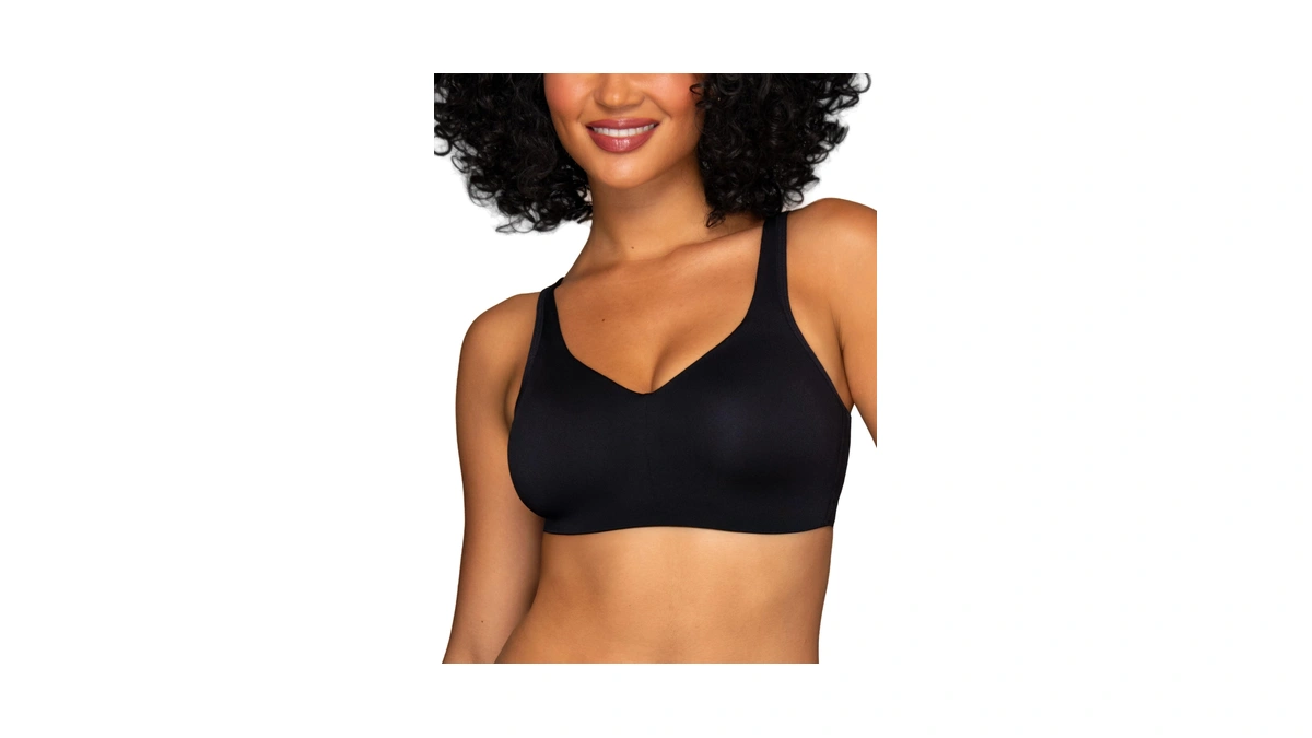 Vanity Fair Women's Beyond Comfort Simple Sizing Wireless Bra, Flexes