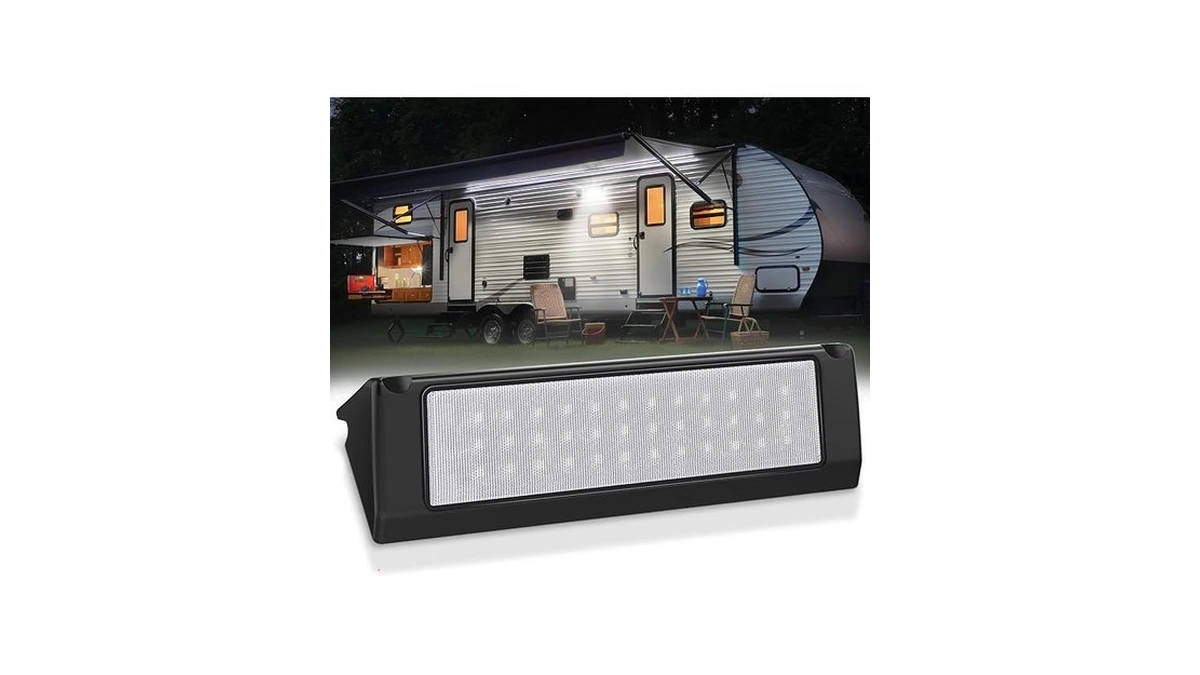 Mictuning Rv Porch Light, 9 Inch 54w Led Exterior Utility