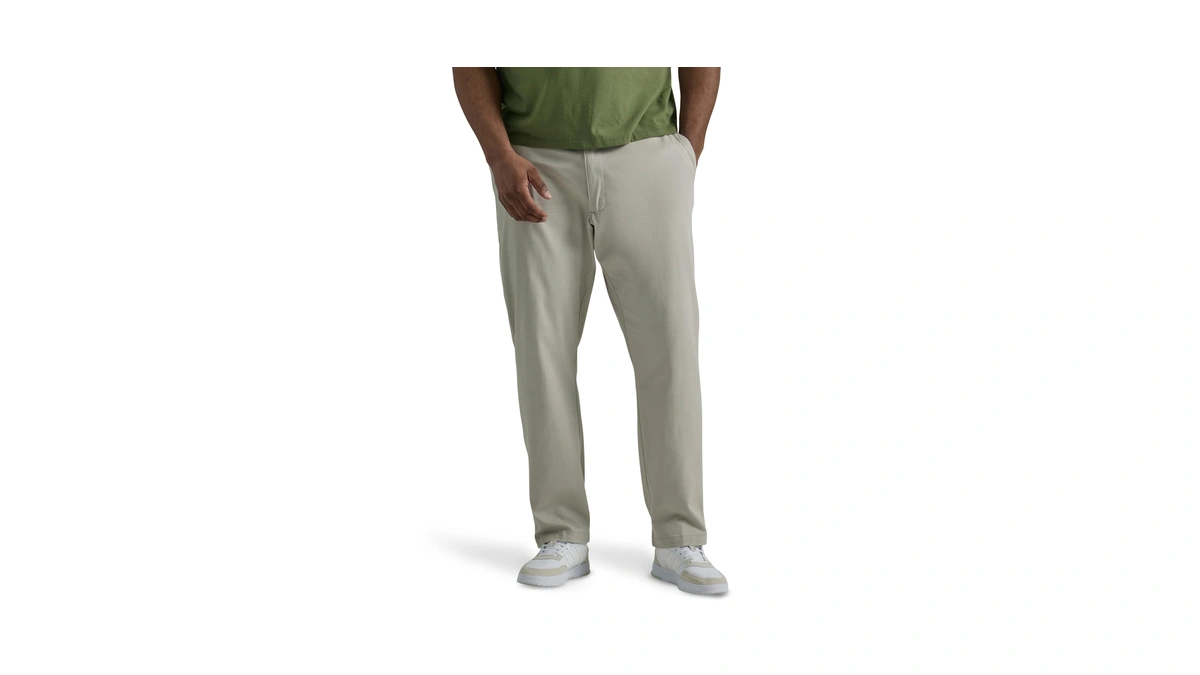 Lee Men's Big & Tall Extreme Motion Flat Front Relaxed