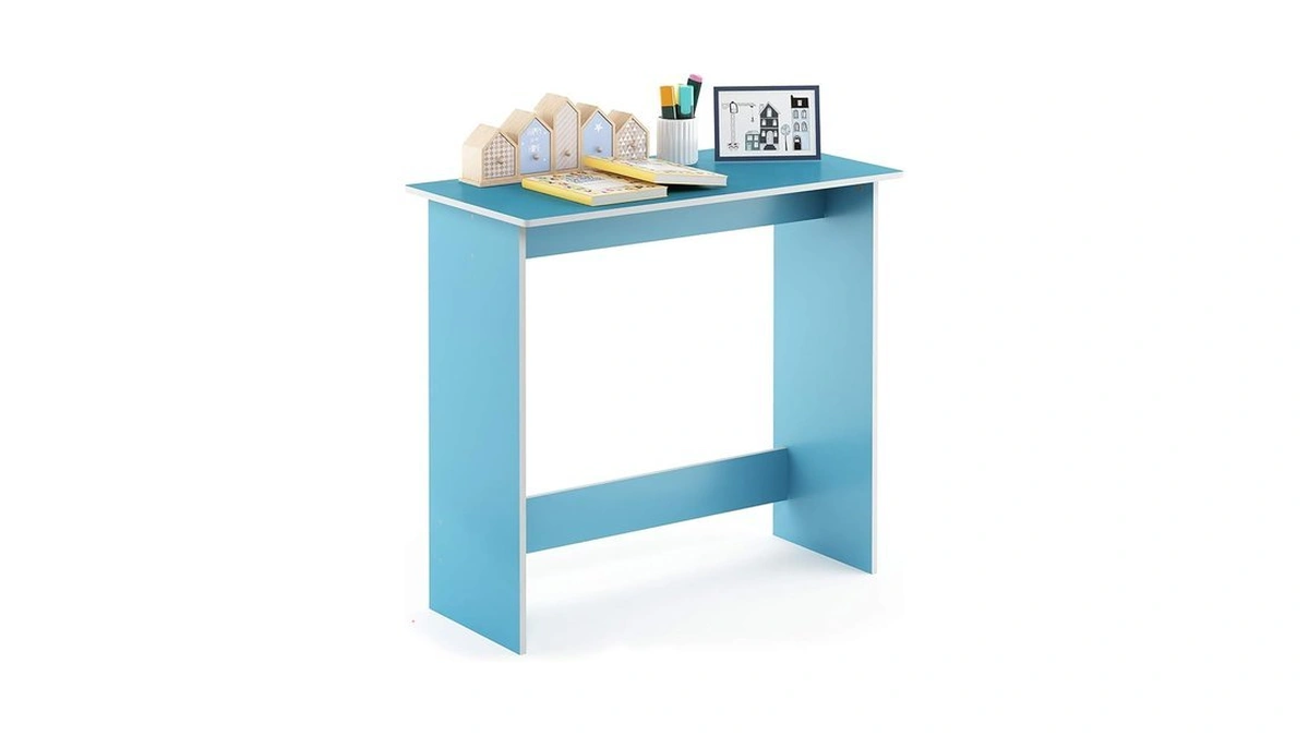 Furinno Simplistic Study Table, Light Blue